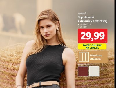 Top damski rozm. s-l Esmara promocja