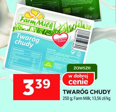 Twaróg chudy Farm milk promocja