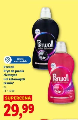 Płyn do prania Perwoll ciemnych tkanin promocja w Lidl