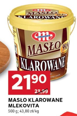 Masło klarowane Mlekovita promocja w Stokrotka