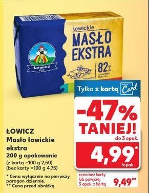 Mas艂o ekstra 艁owickie promocja