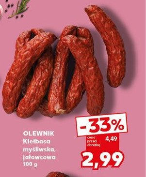 Kie艂basa my艣liwska Olewnik promocja