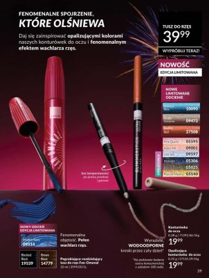 Tusz do rzęs Fan-Omena Blackest Black promocja w AVON