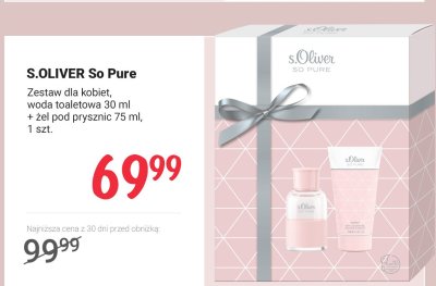 Zestaw kosmetyków dla kobiet So Pure  promocja w Rossmann