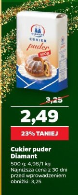 Cukier puder 500 g promocja w Netto