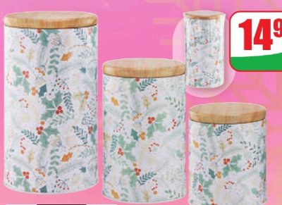 Zestaw pojemników stalowych 3 szt. promocja w Dino