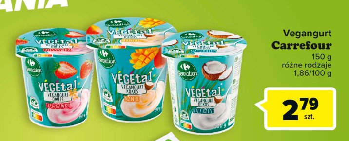 Jogurt mango Carrefour sensation promocja