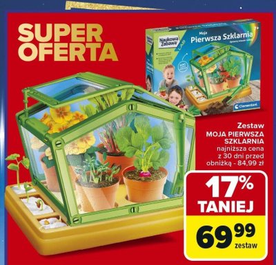 Zestaw MOJA PIERWSZA SZKLARNIA Clementoni promocja w Carrefour Market
