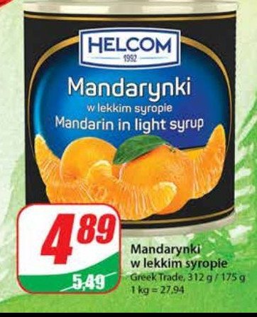 Mandarynki w syropie Helcom promocja