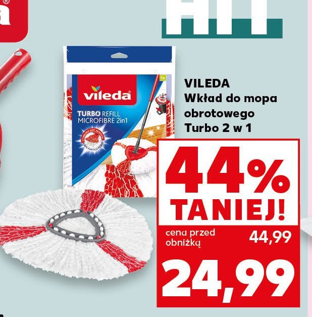 Wkład do mopa turbo 2w1 Vileda promocja w Kaufland