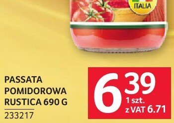 Passata pomidorowa Rustica 690 g promocja w Selgros