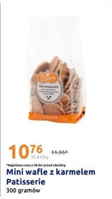 Mini wafle z karmelem  promocja w Action