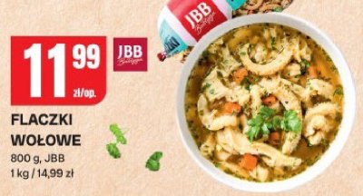 Flaczki wołowe JBB promocja w Chorten