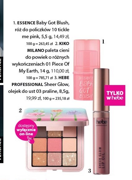 Róż w płynie Essence baby got blush promocja