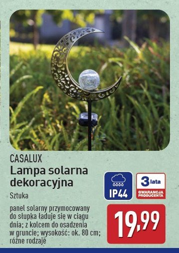 Lampki dekoracyjne solarne Casalux promocja