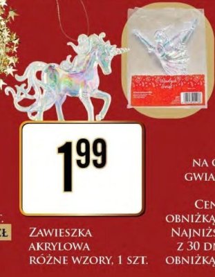 Zawieszka akrylowa, różne wzory promocja w Dino