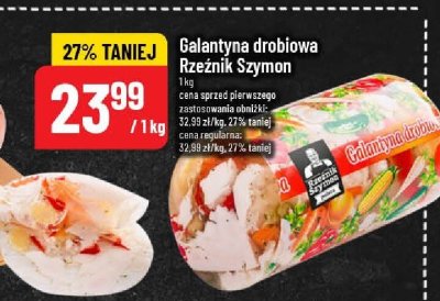 Galantyna drobiowa Rzeźnik Szymon promocja w POLOmarket