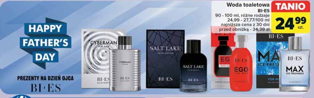 Woda toaletowa Bi-es salt lake promocja