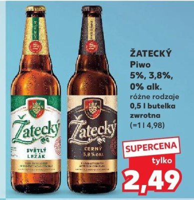 Piwo Světlý Ležák promocja w Kaufland