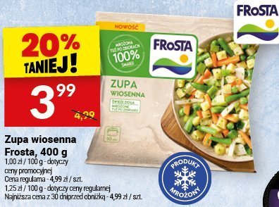 Zupa wiosenna FRoSTA promocja w Twój Market
