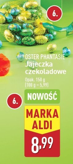 Jajeczka czekoladowe z nadzieniem mlecznym Oster phantasie promocja