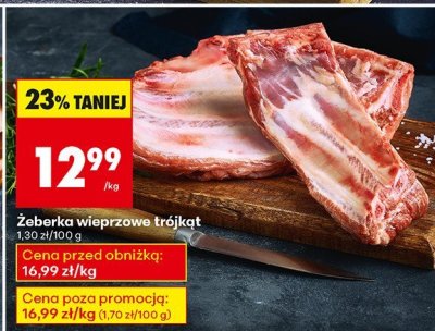 Żeberka promocja w Biedronka