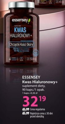 Suplement diety ESSENSEY Kwas Hialuronowy+ promocja w Hebe