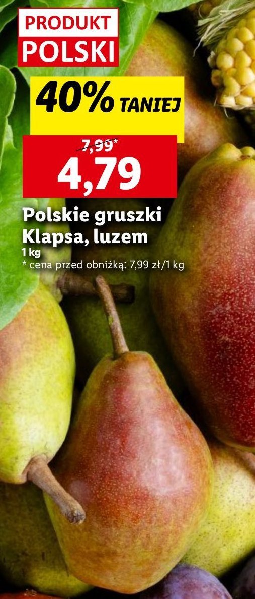 Gruszka klapsa promocja