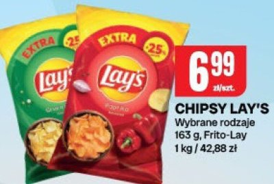 Chipsy Lay's Wybrane rodzaje 163 g, Frito-Lay promocja w Chorten