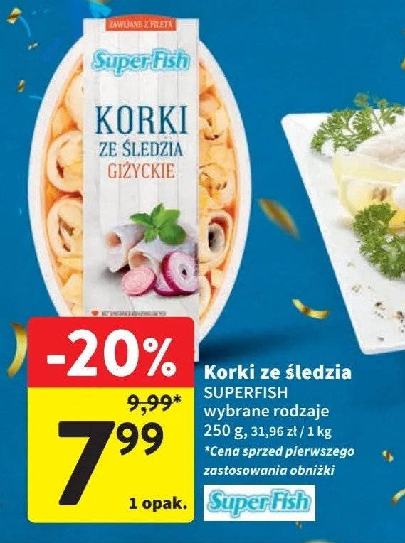 Koreczki śledziowe giżyckie Superfish promocja