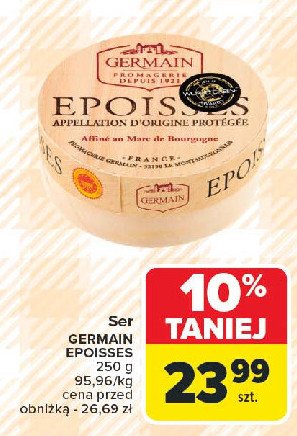 Ser  nasączony koniakiem epoisses aop promocja