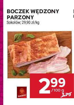 Boczek wędzony parzony Sokołów promocja