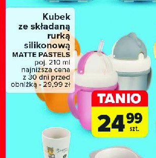 Kubek ze składaną rurką 210 ml Canpol babies promocja