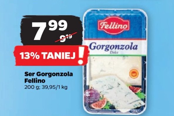 Gorgonzola dolce Fellino promocja
