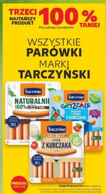 Parowki Tarczyński Parsówki Premium z kurczaka z filetem promocja w Kaufland