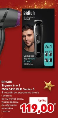 Trymer MGK3410 BLK Series 3 6 w 1 promocja w Kaufland