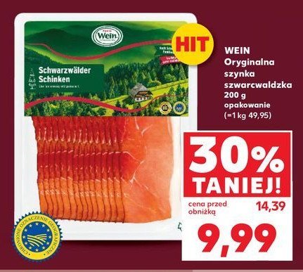 Szynka szwarzwaldzka Wein promocja