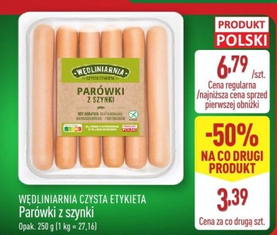 Parówki z szynki promocja w Aldi