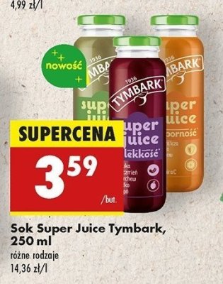 Sok super juice odporność Tymbark promocja