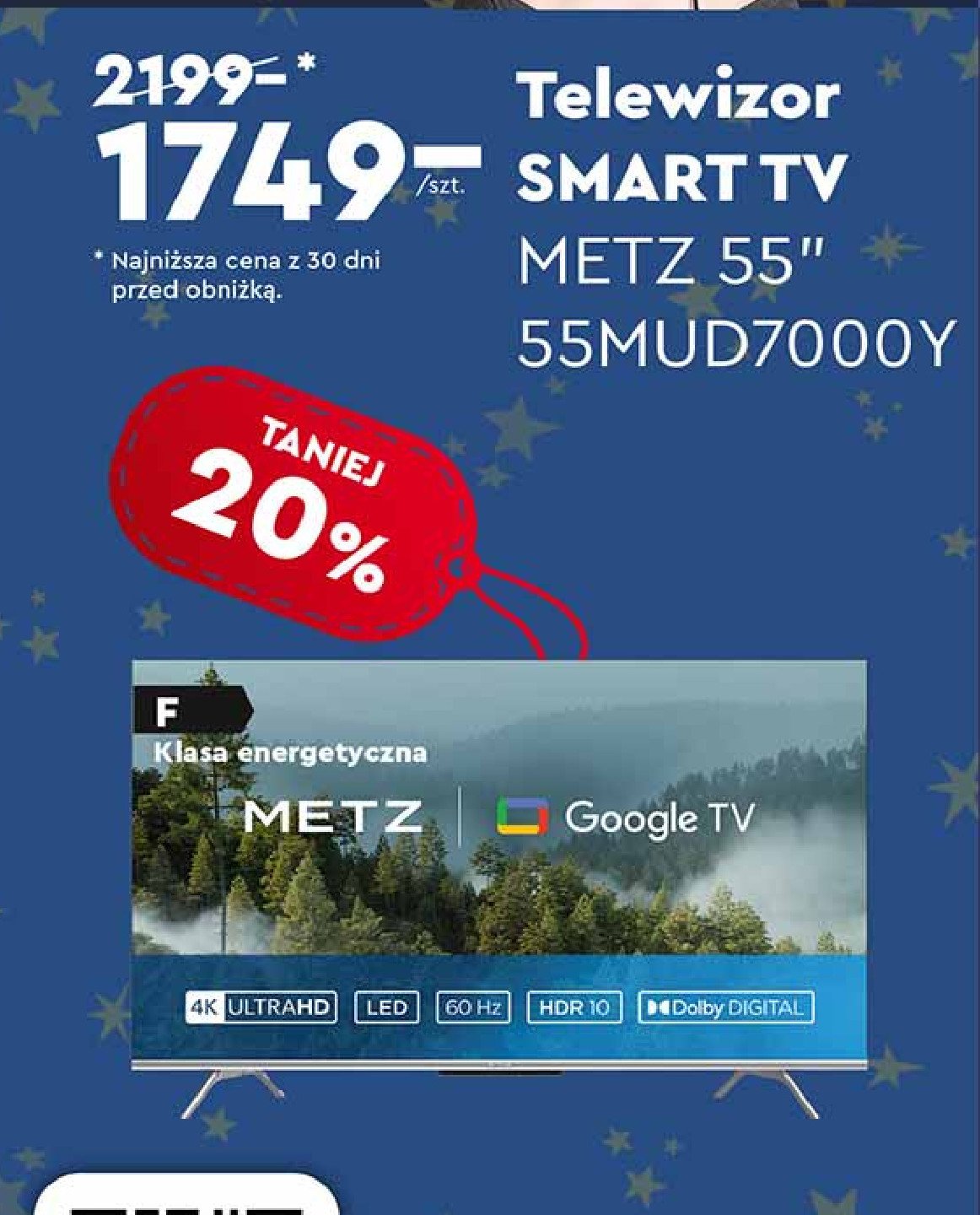 Telewizor 55mud7000y METZ promocja