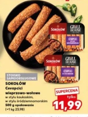 Cevapcici w stylu kaukaskim Soko艂贸w grill house promocja