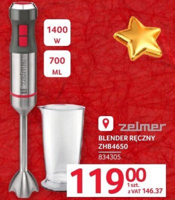 Blender ręczny Zelmer ZHB4650 promocja w Selgros