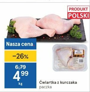 Ćwiartka z kurczaka Tesco mw promocja w Wafelek
