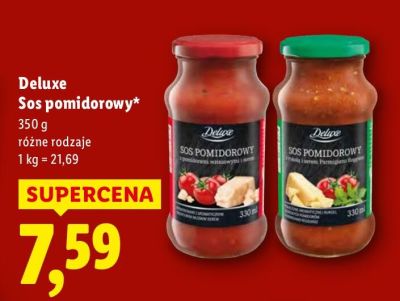 Sos pomidorowy Deluxe różne rodzaje promocja w Lidl