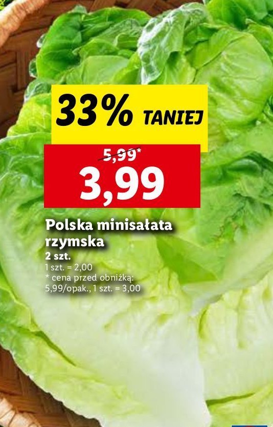 Sałata rzymska promocja