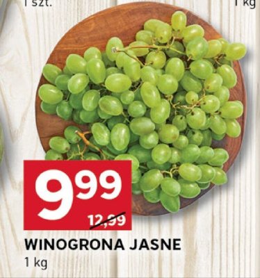 Winogrona jasne promocja w Stokrotka
