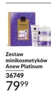 Zestaw minikosmetyków Anew Platinum promocja w AVON