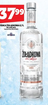 Wódka Żołądkowa De Luxe 0.7L 40% promocja w TOPAZ