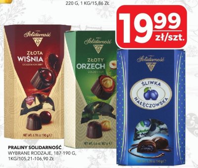 Praliny Solidarność wybrane rodzaje promocja w Top Market