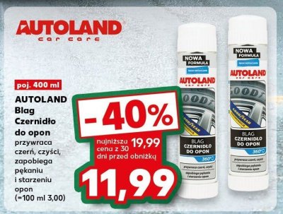 Czernidło do opon  promocja w Kaufland
